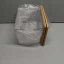 2 Pack Trash Bag Holder with Bamboo Lid, Stackable Trashbag Dispenser, Extra Large Garbage Bag Holder for Kitchen Laundry Room Under Sink Organization and Storage