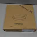 SENSARTE Nonstick Frying Pan Skillet, Swiss Granite Coating Omelette Pan, Healthy Stone Cookware Chef's Pan, PFOA Free (9.5 Inch) (Gray)