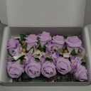 Ling's Moment Boutonniere for Men, 10pcs Groomsmen Guest Boutonniere, Artificial Flowers for Wedding Dcor/Prom/Homecoming, etc, Purple Lilac