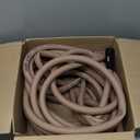 Flexzilla Colors Garden Hose 5/8 in. x 50 ft., Lightweight All-Weather Water Hose, Durable and Flexible, Leak-Free Connections, Brown Mulch