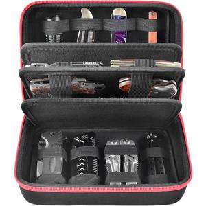 ANKHOH Knife Display Case, 24+ Folding Knife Collection Storage Organizer Holder, Small Knives Protector Box for Tactical/Hunting/Edc/Survival