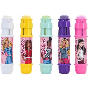 Sunny Days Entertainment Barbie Jumbo Chalk Holders | 5 Chalk Sticks with Holders for Kids | Barbie Outdoor Toys