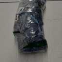 Amazon Essentials Men's Slim-Fit Short-Sleeve Plaid Casual Poplin Shirt, Denim, Large 