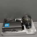 AMZCHEF Coffee Grinder, Burr Coffee Bean Grinder for Home Use with 48 Precise Grind Settings, Detachable Funnel Stand for Espresso, LED Control Panel, Anti-static Design, silver