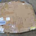 Flash Furniture Fielder 4-Foot Round HEAVY DUTY Birchwood Folding Banquet Table with METAL Edges