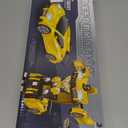 Transform Remote Control Car, RC Cars for Boys Age 3-5 6-8, One-Button Transform Toy Cars, 2.4GHz, 360 Spin, 1:16 Scale, Flashing Headlight,3-8 Year Old Grandkids Christmas Birthday Gifts (Yellow)