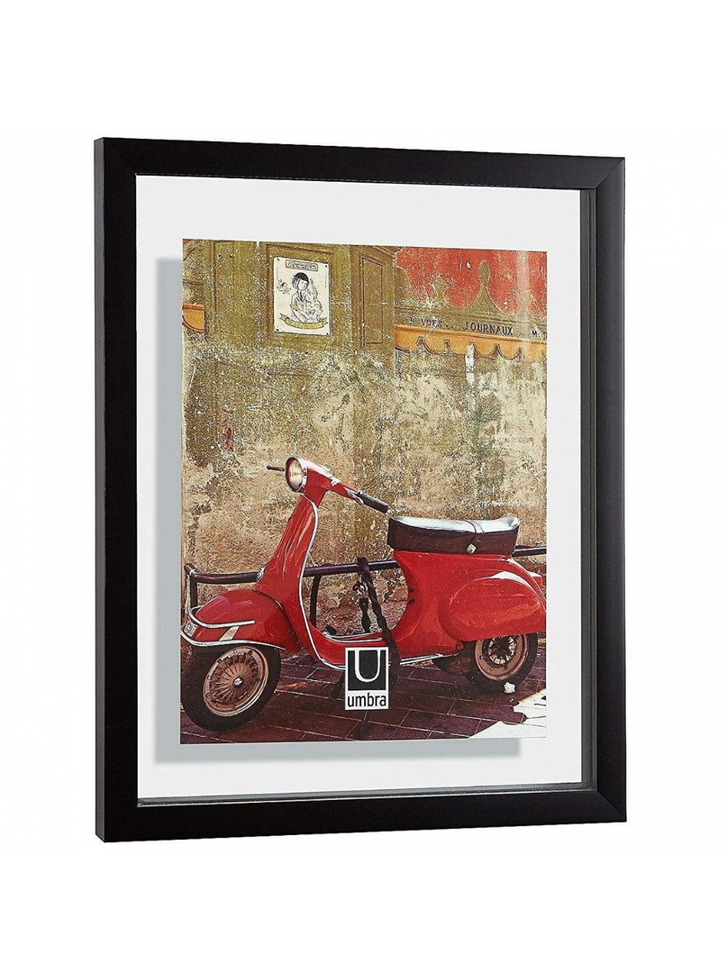 Umbra 3 Pack Floating Frame for Displaying Documents, Diploma, Certificate, Photo or Artwork, 11 x 14 8-1/2 x 11, Black