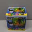 Tetra Bubbling LED Aquarium Kit 1 Gallon, Hexagon Shape, With Color-Changing Light Disc