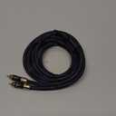 KUYIOHIFI Dual Shielded (OD 8.0mm) 3.5mm AUX to 2 RCA Audio Adapter Cable (10FT)