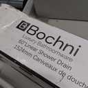 Linear Shower Drain 60" Brushed 304 Stainless Steel | Fast Drainage | Tile Inserted | Stainless Floor Drain Grate | Hair Strainer | Drain Key | The Upgrade for Your Bathroom