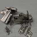 2 Pack Frameless Full Overlay 175 Degree Soft Close Lazy Susan Hinges, Clip ON Plate, Chibery Multi-Pivot Concealed Hardware for Corner Kitchen Cabinet, Cupboard Folded, Folden Door, Closets