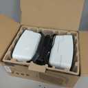 Inwa Outdoor Bluetooth Speakers, IPX5 Waterproof 400W Wall Mount Speaker, Powerful Indoor/Outdoor Sound System, Wireless Sync Up to 100 Speakers, Suitable for Patio/Porch/Gazebo/Garage(MZ-621, Pair)