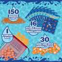 Pool Bingo Diving Game for Kids- Summer Party Fun Edition - Dive & Call 30 Sinking Animal Themed "Numbers", Fill Your Card- 150 Marker Chips &16 Double Sided Waterproof Play Cards & Bag, Xmas Gift