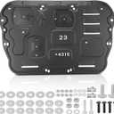 Upgrade Manganese Steel Engine Splash Guard with mounting Screws Compatible with 2016-2021 Honda Civic Replaces 74110TBAA00