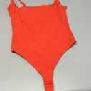 SUUKSESS Women Sexy Square Neck Thong Bodysuit Backless Cami Bodysuit Top Small