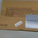 MEETION Wireless Keyboard and Mouse, Full-Sized Cordless Keyboard with Wrist Rest, 3 DPI Adjustable Mouse, Keyboard and Mouse Set with 2.4GHz USB Receiver, for PC/Computer/Laptop/Windows/Mac, Pink