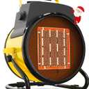 Outdoor Heater for Patio, 1500W Electric Garage Outdoor Heaters with 3 Modes, 3s Fast Heating, with Overheat Protection, Electric Space Heaters for Patio, Garage, Greenhouse, Office