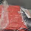 QPAU Blow up Inflatable Toddler Travel Bed with Sides, Toddler Air Mattress for Camping, Traveling, Hotel, or Home Use, Hand Pump Included (Red)