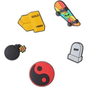 2 x Crocs Jibbitz Sports & Interests Sk8r Boi 5-Pack One Size