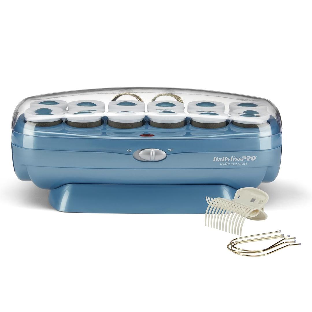 BabylissPRO Nano Titanium Professional Hot Rollers For All Hair Lengths