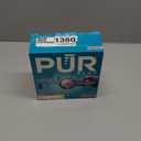 PUR Plus Horizontal Faucet Mount Filtration System with 3-in-1 Lead Reducing Filter, Water Filter for Sink, Lasts 100 Gallons, Compatible with Sinks with External Aerators, Metallic Grey