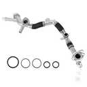 YINAVAGAD 06E121045T Upgraded Aluminum Engine Water Coolant Radiator Hose Line Cylinder Head Coolant Pipe for Audi A6 Quattro 3.0L V6 2009 2010 2011, OE# CHP0751 SK121540