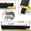 Parts Kit DG225 Stainless Steel Heat Plate Shield and Cast Iron Burner Replacement for Jenn Air 730-0163, 720-0163 Gas Grill, Repair Kit Burner and Heat Plates - 3 Pack