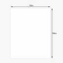 10 Pack 16x20 White Backing Boards, Uncut Mat Board 16x20, Acid Free Backerbords for 11x14 Photos, Pictures, Artwork and Paints, white 10pc backings 16x20