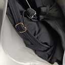 Womens Tankini Bathing Suits with Skirt Two Piece Tummy Control Swimsuits Ladies Swimwear (X-Large, Black)