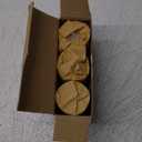 3 PCS Beeswax Pillar Candles,Large Handmade Pure Beeswax Candle,Long Lasting Burn TimeUnscented Smokeless2 * 3",20H, White