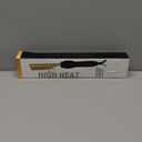 NICEMOVIC Ceramic Heating Hair Straightener Comb - Hot Pressing Brush for Natural Black Hair, Beard Wigs, and Curling (Gold)