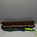 REAT Ninja Sword with Sheath, 26" Fantasy Full Tang Desgin,440 Stainless Steel Blade with Black/Green Coating,Non-silp Cord-Wrapped Handle,Real Swrods for Adults(Green)