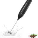 Electric Milk Frother, Mini Whisk Stainless Steel Whisk, Extra Strong Motor and Powered for Coffee/Milk Coffee/Cappuccino/Hot Chocolate