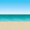 Beistle Ocean and Beach Backdrop (52001)