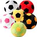 6 Pack Soft Plush Hackys Footbags, Sand Filled Durable Fleece Juggling Balls,Vibrant Color Sports Foot Bags for Kids Adults, Indoor Outdoor Play Coordination Training & Party Favors