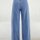 EMMIOL Baggy Jeans Women Straight Leg Mid Rise Boyfriend Wide Leg High Waisted Cute Trendy Y2K Loose Fit Pants Stretchy (XX-Large, 047-blue)