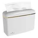 Countertop Multifold Hand Paper Towel Dispenser by Oasis Creations, Single Sheet Dispensing – Glossy White