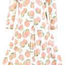 Hudson Baby Unisex Baby Long Sleeve Cotton Jersey Sleeping Bag (12-18 Months, Peach)