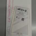 Led Sun Visor Vanity Mirror, Upgraded Large Car Mirrors with Lights, Dimmable Light up Vanity Makeup Mirror for Car,Rechargeable Universal Rear View Visor Mirrors