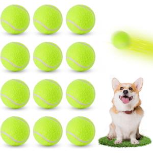 Pieces Tennis Balls for Dogs, 5 cm Tennis Ball, Small Dog Play Balls, Interactive Dog Toy Balls Suitable for Dog Ball Launcher