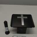 Elektroplate Cross Black Plastic Hitch Cover