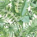 NuWallpaper Maui Peel and Stick Wallpaper, Green Tropical Leaf Removable Contact Paper for Walls, Self Adhesive Wall Covering for Bedroom Living Room Accent Wall