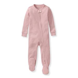 Burt's Bees Baby Unisex Baby Sleeper, Honeysoft Pajamas, One-Piece Zip-up footie PJ, Soft Organic Cotton & Lyocell Blend, 6-9M