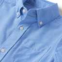 The Children'S Place Boys Short Sleeve Oxford Shirt (Blue, L)