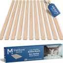 Meliusly SlatSure Queen Size Bunkie Board  Heavy Duty Vertical Bed Slats & Foldable Wooden Support Board for Sagging Mattress or Platform Bed Frame, Box Spring Alternative and Replacement