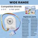 WR60X10185 Evaporator Fan Motor for General Electric Refrigerator by AMI PARTS, Replaces Part Numbers WR23X10353 WR23X10355 WR23X10364 PS1019114 AP3875639 WR60X10043 WR60X10154