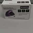 Ergonomic Mouse Wireless, Vertical Mouse Right Handed Small Mouse with 6 Buttons 1000/1200/1600 for Laptop, Desktop, PC, MacBook Purple AA