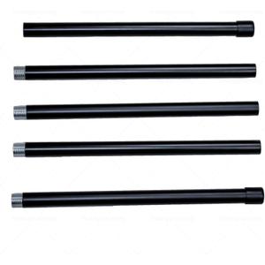 Yoga Stick 5 ft Sturdy Steel, Adjustable Stretching Stick for Mobility, Flexibility and Balance,Equipped with 5 steel pipes for fitness, rehabilitation, and posture (BLACK)