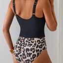 Eomenie Two Piece Tankini Swimsuits for Women Tummy Control Bathing Suits U Back Swim Tank Top with High Waisted Bottom (Black, L)