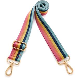 Kolti Purse Strap Replacement Crossbody Handbag Stripe Wide Adjustable (Gold Buckle-39)